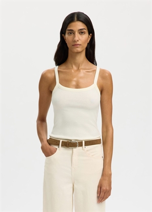 Celica Anna strap tank top Snow White Selected Femme 